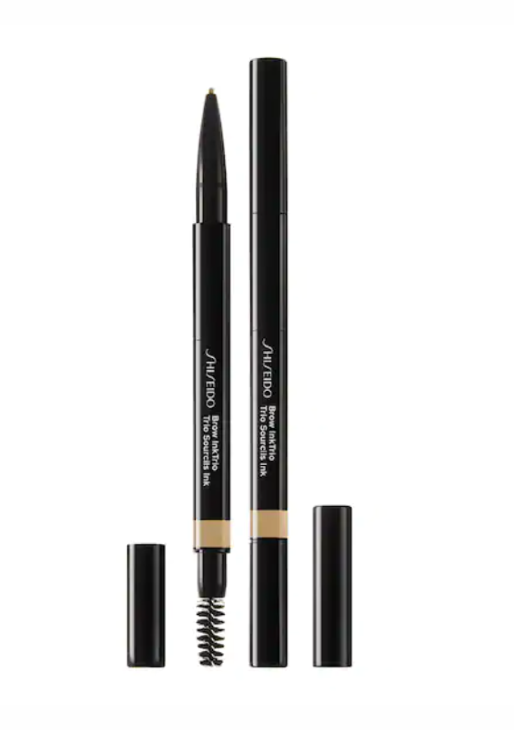 Shiseido Brow Ink Trio – Eyebrow Cream Pencil & Brush 2-in-1 for Women, 02, Taupe, 0.31 g Tester