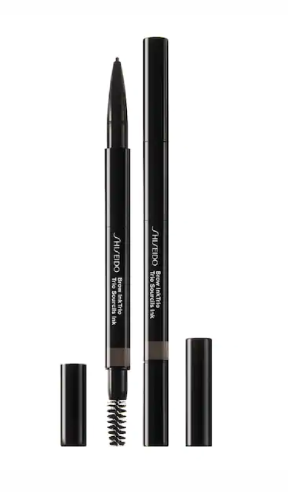 Shiseido Brow Ink Trio – Eyebrow Cream Pencil & Brush 2-in-1 for Women, 03, Deep Brown, 0.31 g Tester
