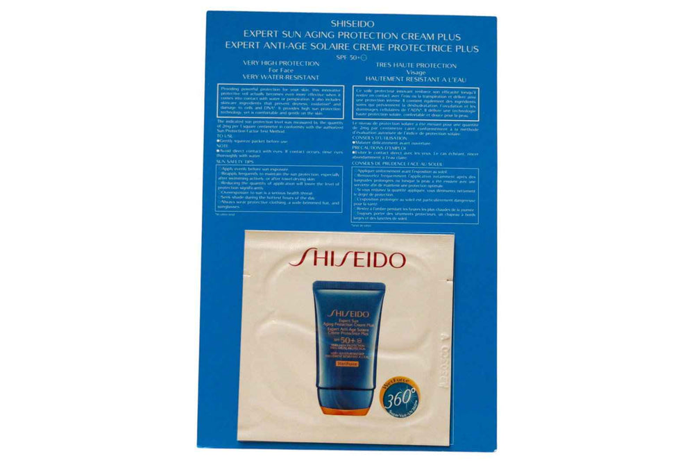 Shiseido Expert Sun Protection – Cream for Women, For Face, SPF 50+, 2 ml Sample