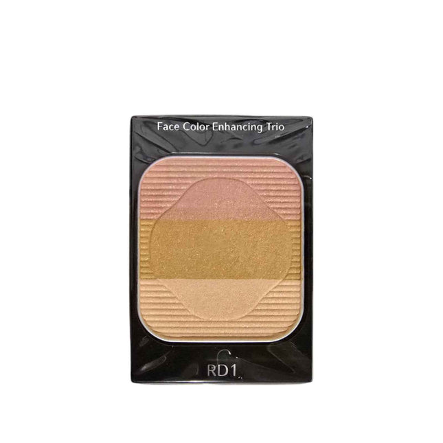 Shiseido Face Color Enhancing Trio Non-Comedogenic Blushing/Sculpting & Harmonizing – Face Palette for Women, Rd1, Apple, 3 Shades, 7 g Tester