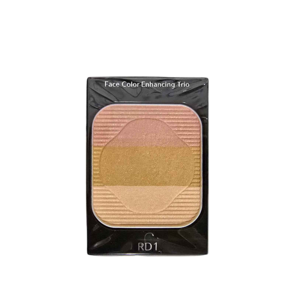 Shiseido Face Color Enhancing Trio Non-Comedogenic Blushing/Sculpting & Harmonizing – Face Palette for Women, Rd1, Apple, 3 Shades, 7 g Tester