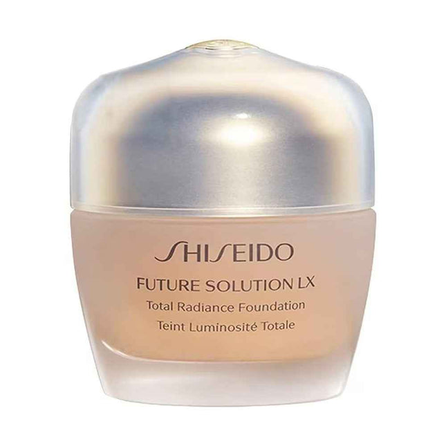 Shiseido Future Solution LX Radiance – Liquid Foundation for Women, 04, Rose, SPF 15, 30 ml