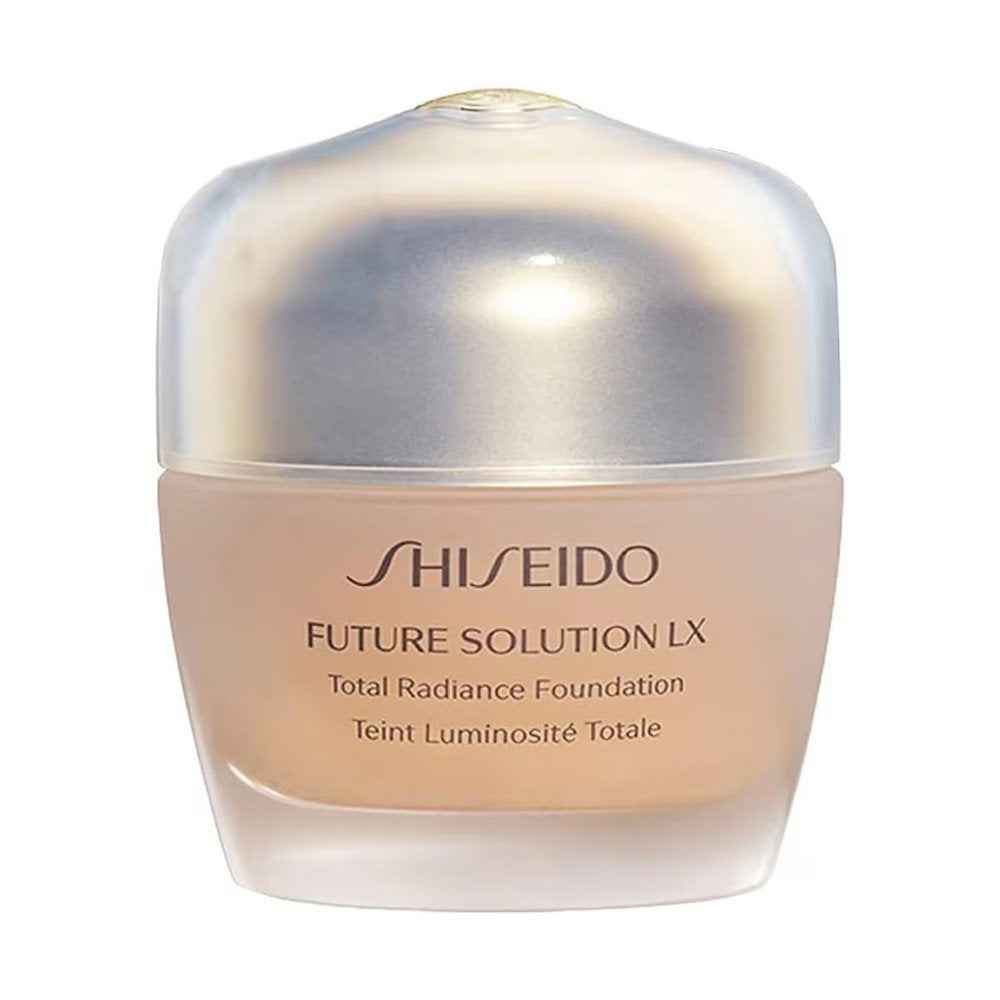 Shiseido Future Solution LX Radiance – Liquid Foundation for Women, 04, Rose, SPF 15, 30 ml