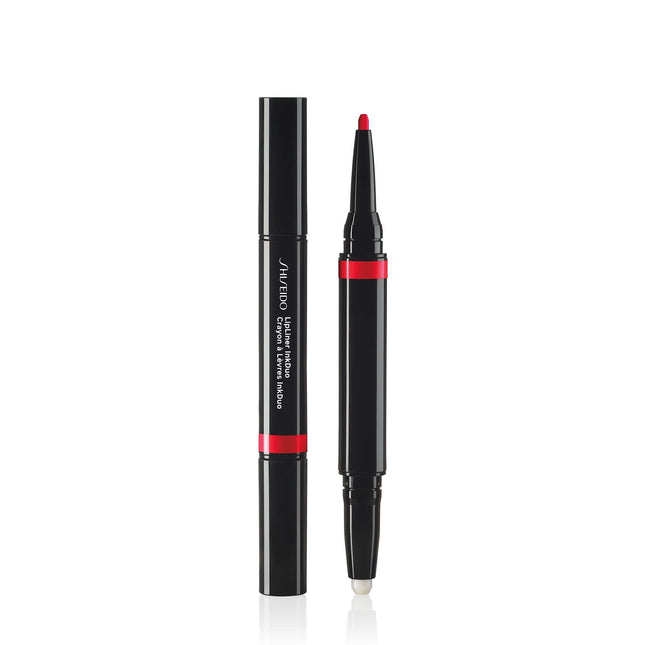 Shiseido InkDuo Double-Ended – Lip Liner for Women, 08, True Red, 1.1 g