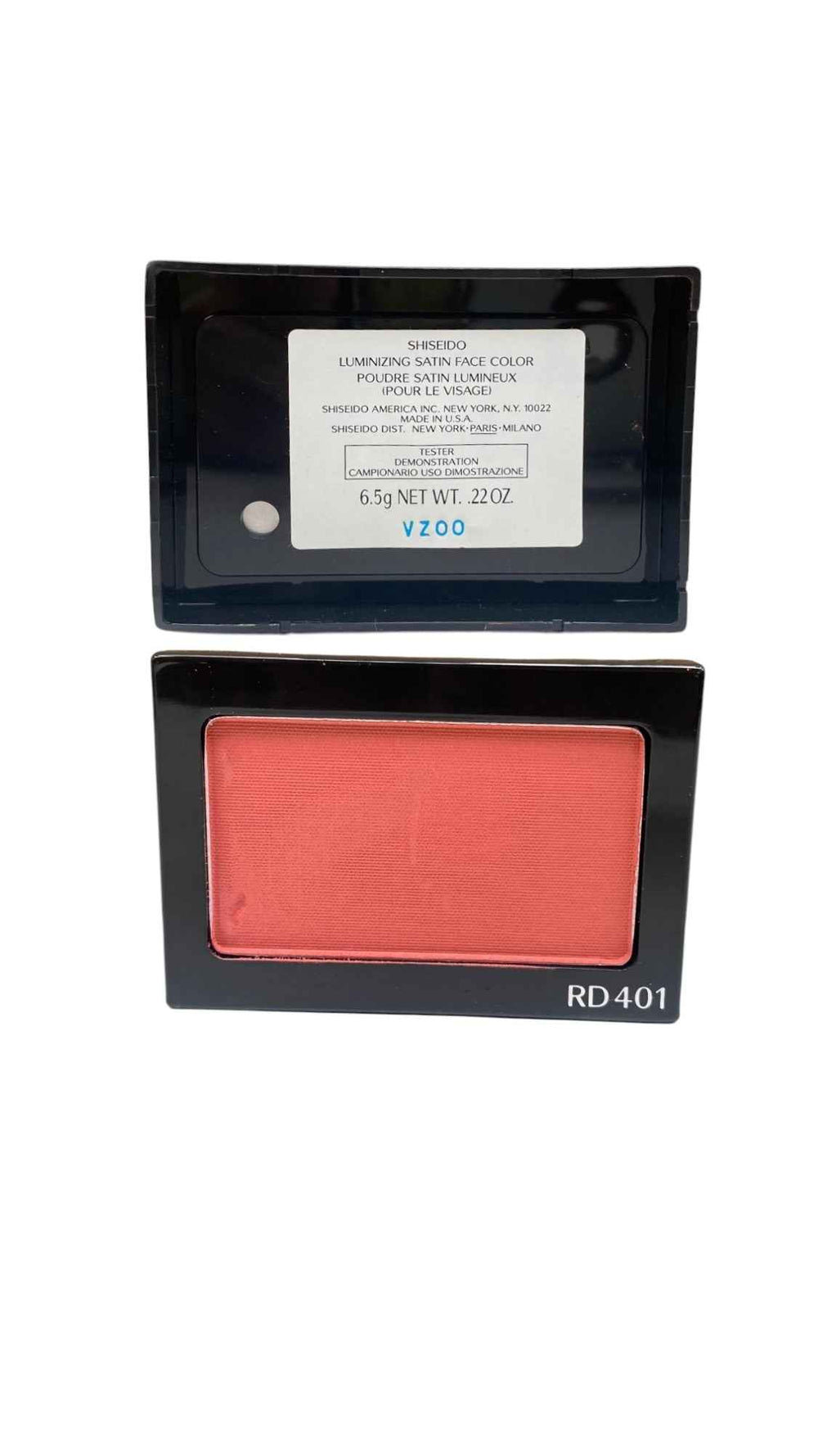 Shiseido Luminizing Satin – Blush Compact Powder for Women, Rd401, Orchid, 6.5 g Tester