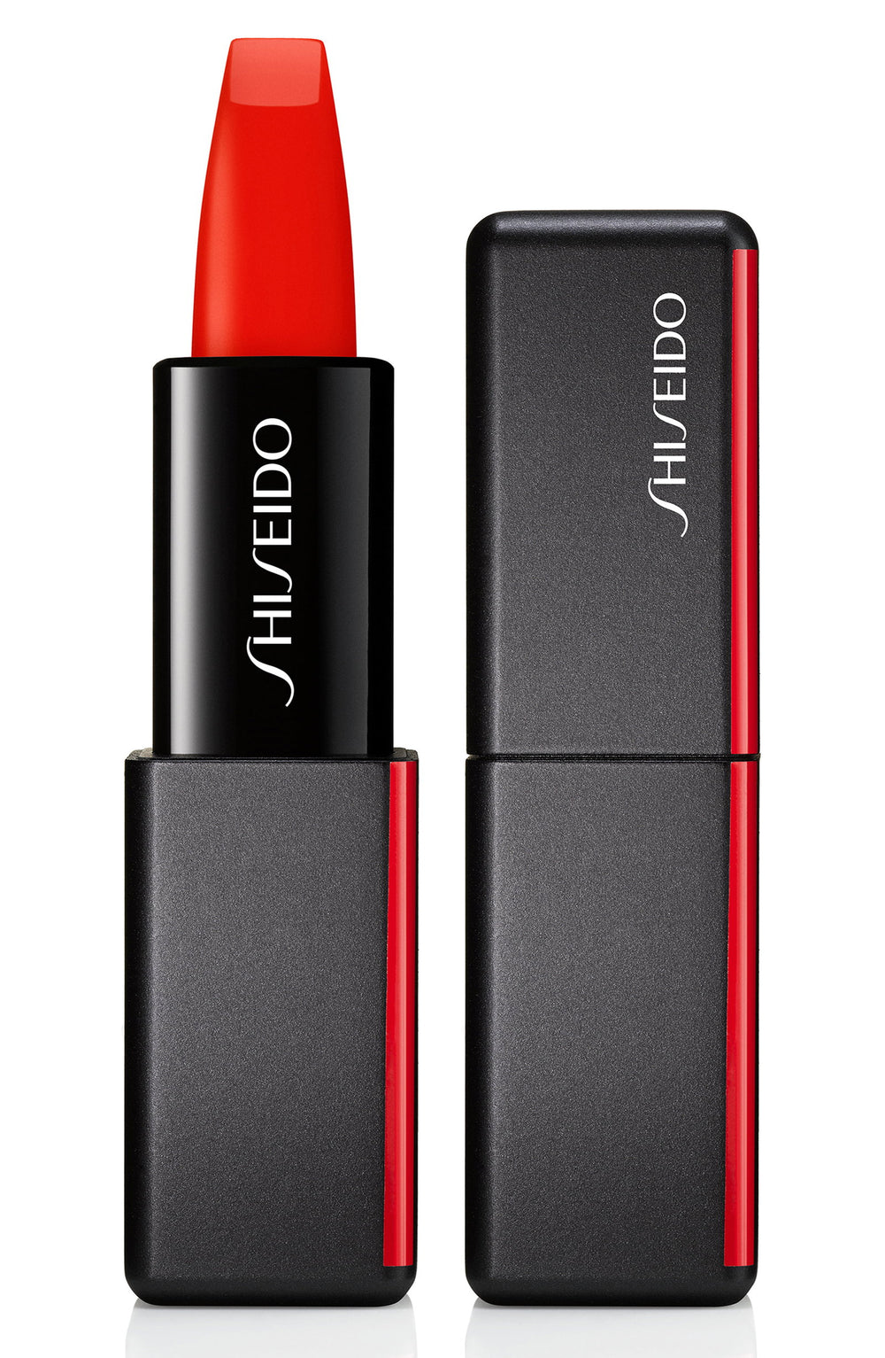 Shiseido Modern Matte Powder Matte – Cream Lipstick for Women, 509, Flame, 4 g
