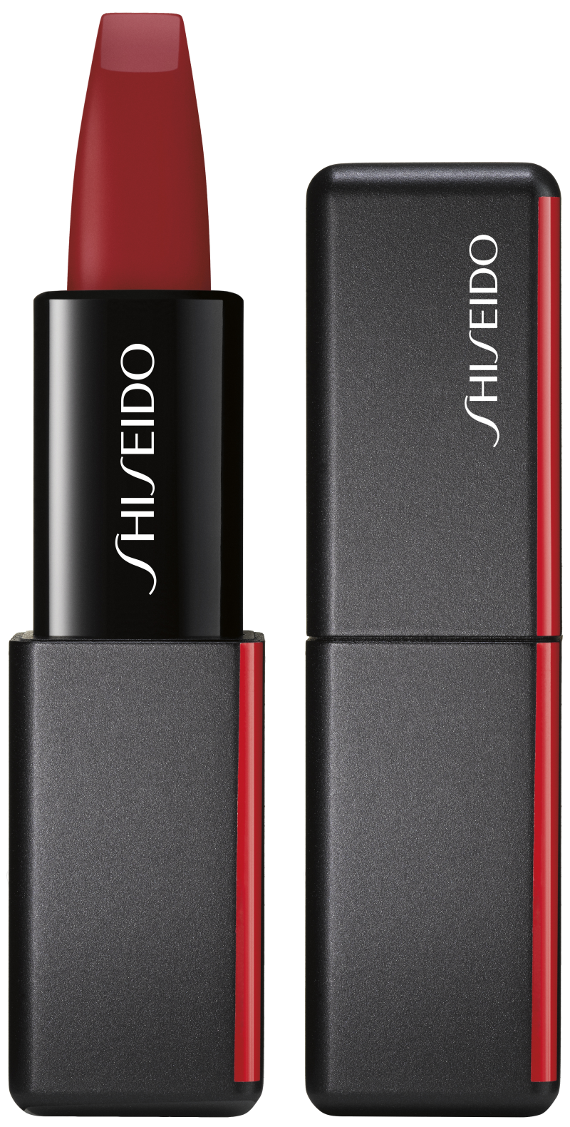 Shiseido Modern Matte Powder Matte – Cream Lipstick for Women, 516, Exotic Red, 4 g
