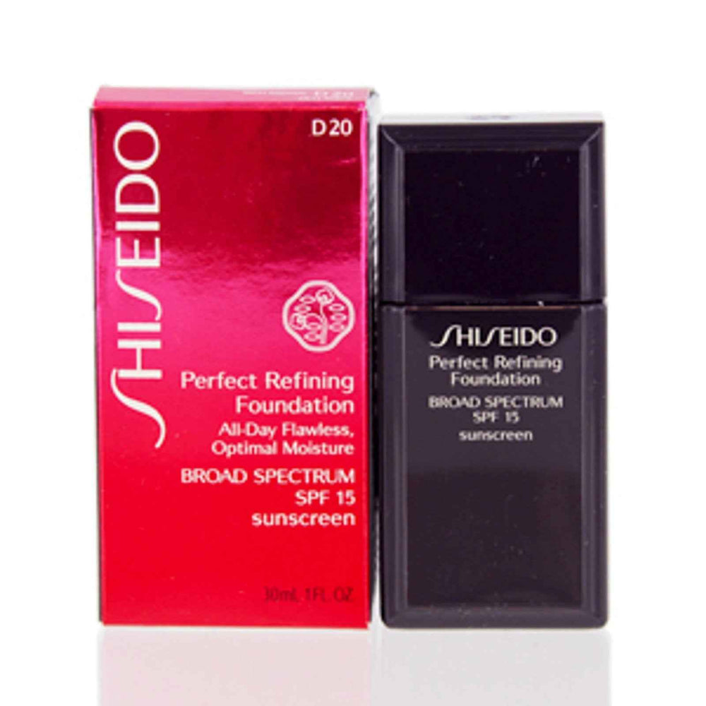 Shiseido Perfect Refining Moisturizing – Liquid Foundation for Women, D20, Rich Brown, SPF 15, 30 ml
