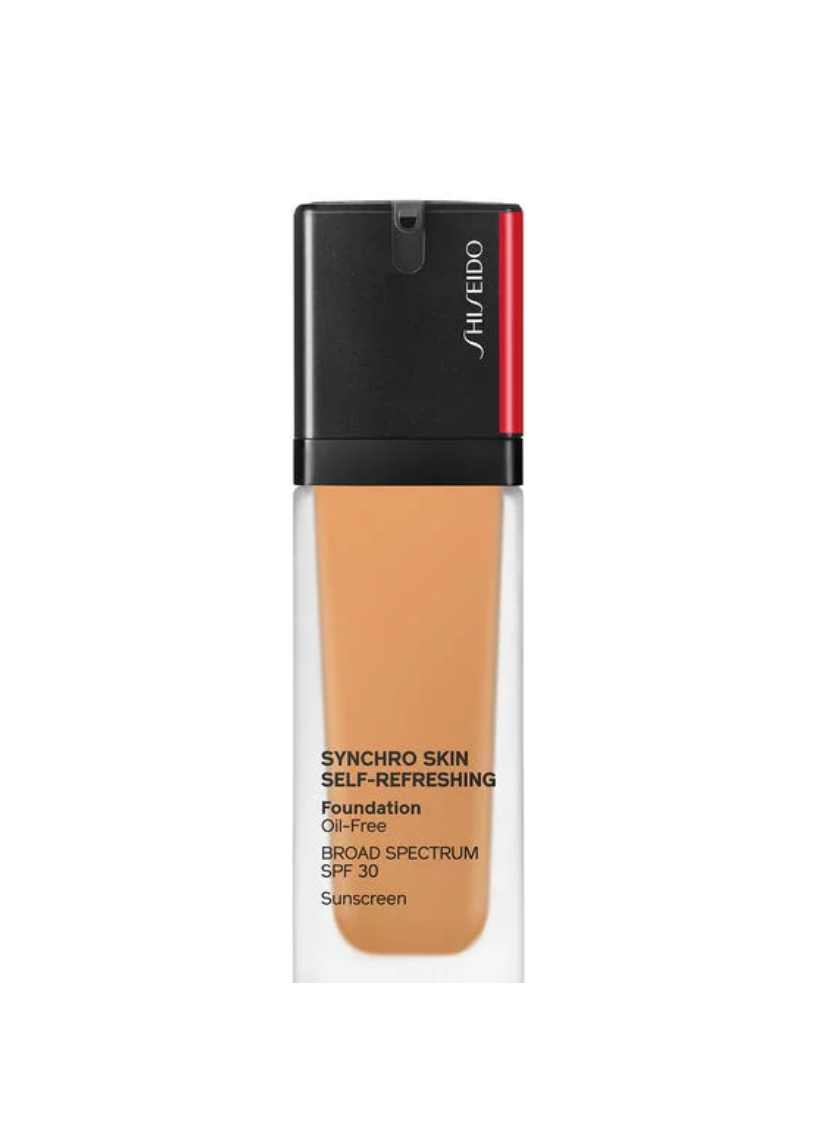 Shiseido Synchro Skin Self-Refreshing Oil-Free – Liquid Foundation for Women, 410, Sunstone, SPF 30, 10 ml Tester