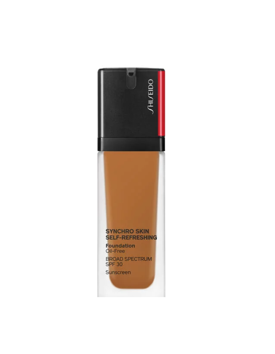 Shiseido Synchro Skin Self-Refreshing Oil-Free – Liquid Foundation for Women, 440, Amber, SPF 30, 10 ml Tester