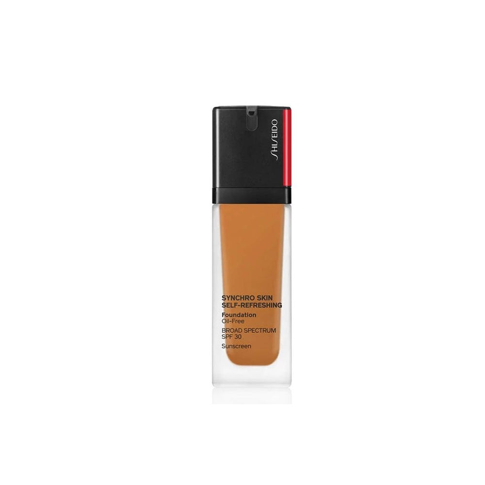Shiseido Synchro Skin Self-Refreshing Oil Free – Liquid Foundation for Women, 430, Cedar, SPF 30, 30 ml