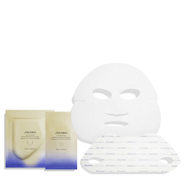 Shiseido Vital Perfection Anti-Aging & Radiance – Sheet Mask for Women, For Face, 12 pcs, 1 ml