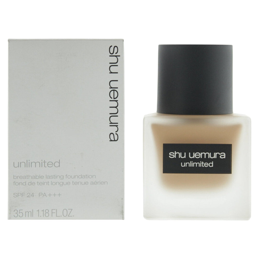 Shu Uemura Unlimited Natural – Liquid Foundation for Women, 734, 734 Rich Beige, SPF 24, 35 ml