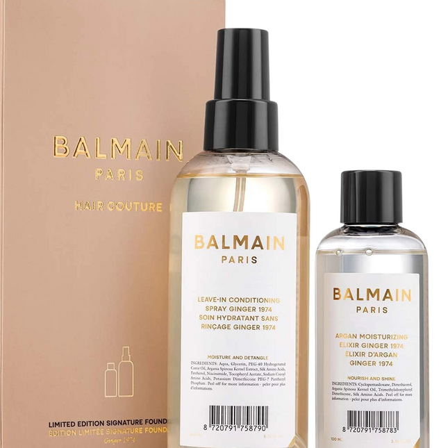 Balmain Professionnel Signature Foundation Ginger Set Balmain Professionnel: Argan Moisturising Elixir for Women, Hair Oil,…