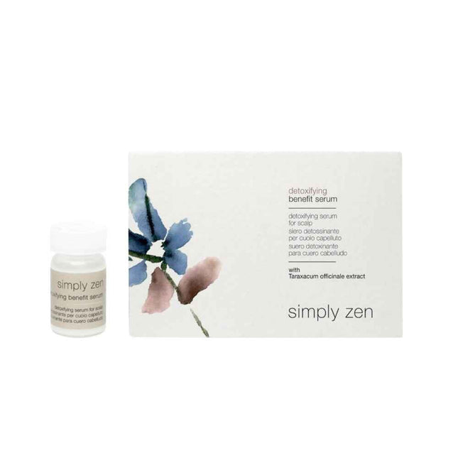 Simply Zen Set Simply Zen Detoxifying – Leave-In Scalp Treatment Serum for Women, For Detoxing, 12 pcs, 5 ml
