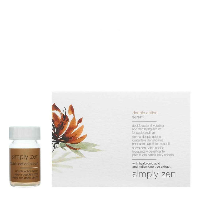 Simply Zen Set Simply Zen Double Action – Leave-In Scalp Treatment Serum for Women, For Density & Vitality, 12 pcs, 5 ml