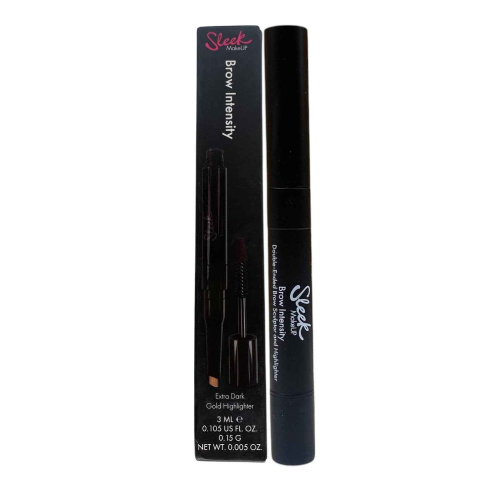 Sleek MakeUP Brow Intensity – Mascara & Highlighter 2-in-1 for Women, 218, Extra Dark, 3 ml