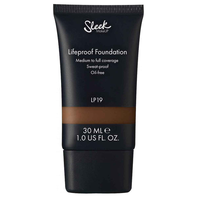 Sleek MakeUP Lifeproof Oil Free High Cover – Cream Foundation for Women, Lp19, 30 ml