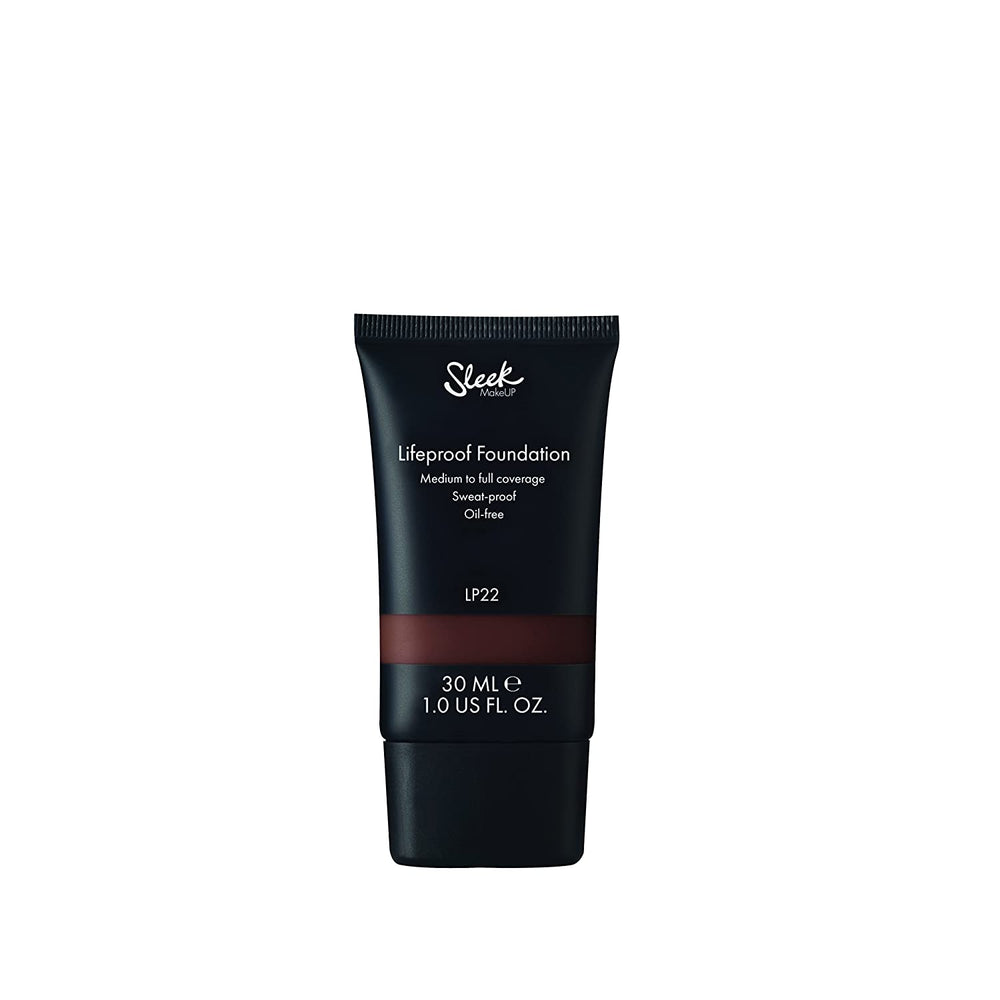 Sleek MakeUP Lifeproof Oil Free High Cover – Cream Foundation for Women, Lp22, 30 ml