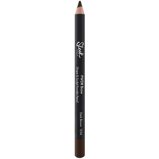 Sleek MakeUP Pwdr Blending – Eyebrow Cream Pencil for Women, 1254, Dark Brown, 1.29 g