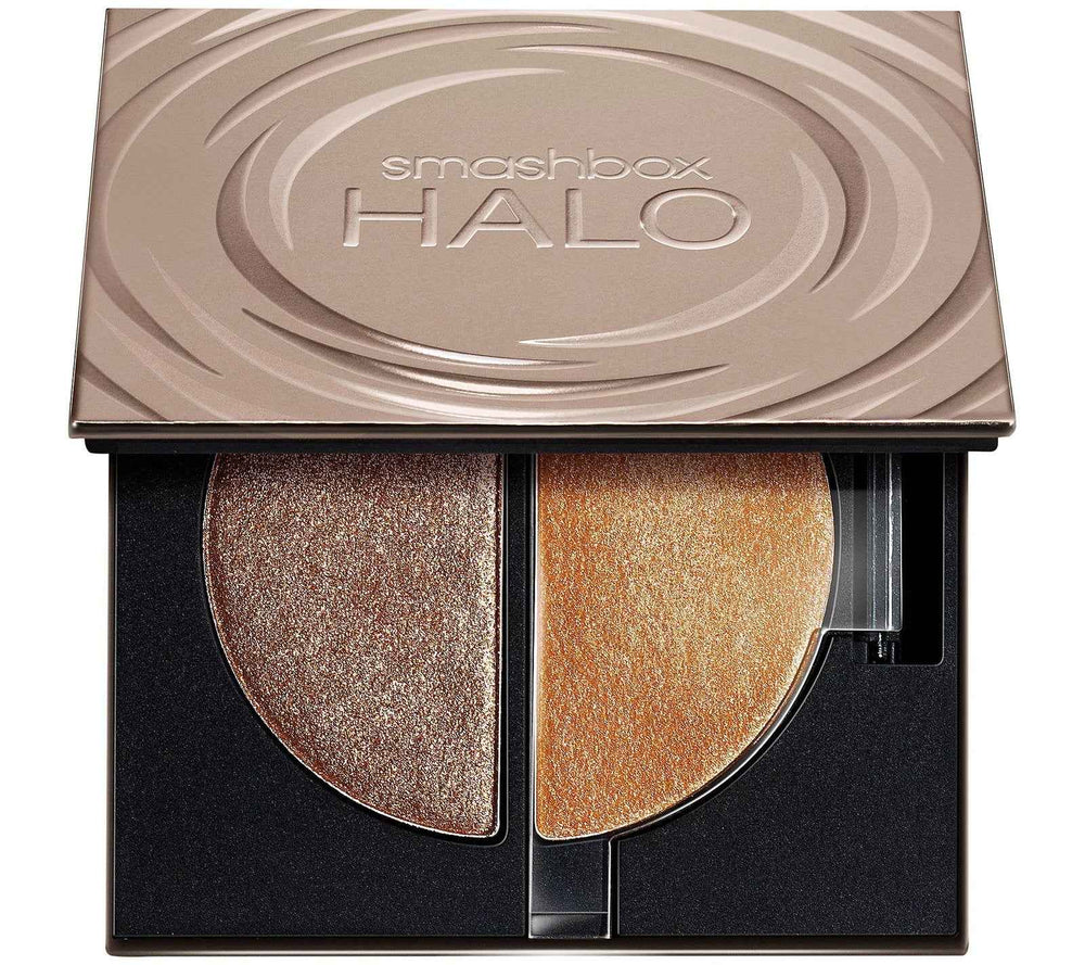 Smashbox Halo Healthy Glow Illuminating – Highlighter Palette for Women, Golden Bronze, 5 g