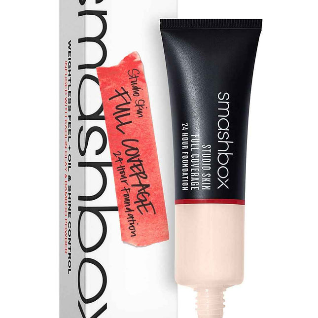 Smashbox Studio Skin High Cover – Liquid Foundation for Women, 1, Fair Undertone Cool With Hints Of Peach, 30 ml