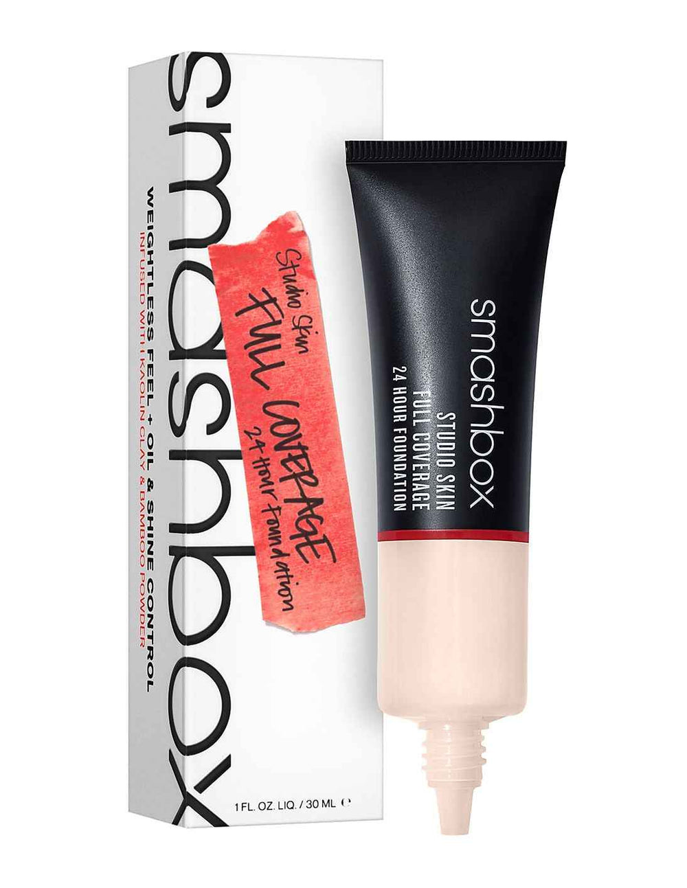 Smashbox Studio Skin High Cover – Liquid Foundation for Women, 1, Fair Undertone Cool With Hints Of Peach, 30 ml
