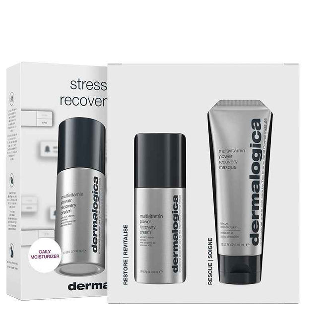 Dermalogica Stressed Skin Recovery System Set Dermalogica: Multivitamin Power Recovery Recovery – Cream for Women, For Face, 50 ml + Multivitamin Power Recovery, Recovery, Cream Mask, For Face, 75 ml