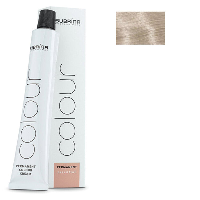 Subrina Professional Essential Colour – Permanent Hair Dye for Women, 10/1 Ashy Light Blonde, 100 ml