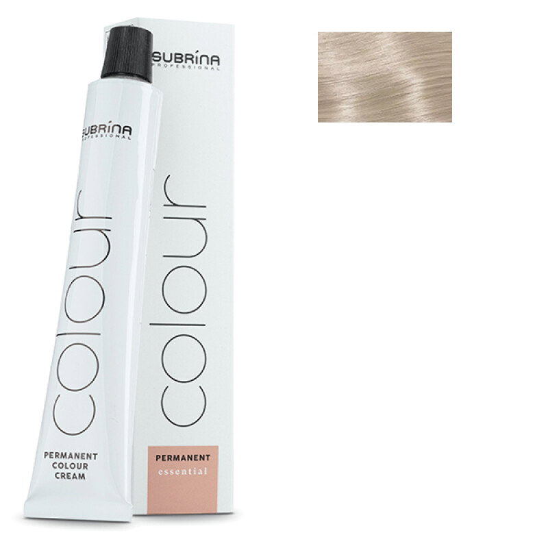 Subrina Professional Essential Colour – Permanent Hair Dye for Women, 10/1 Ashy Light Blonde, 100 ml