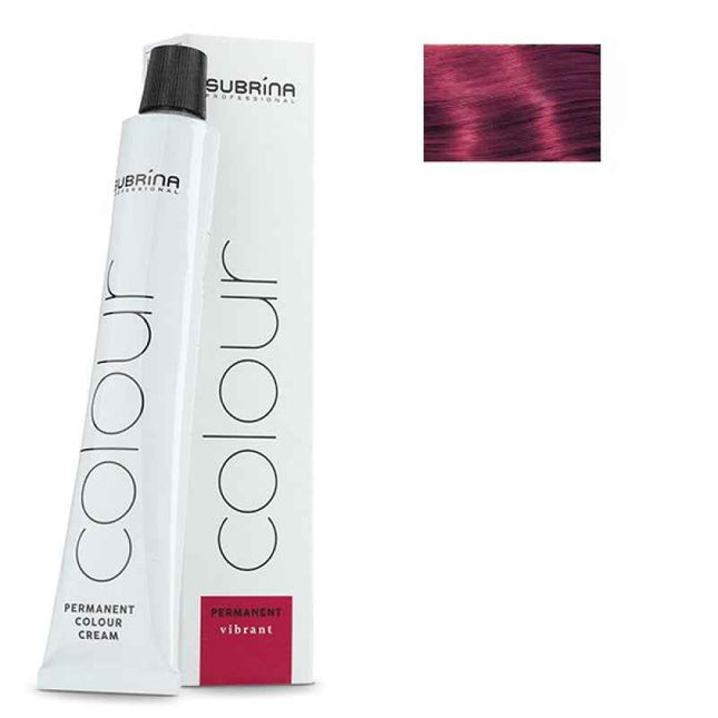 Subrina Professional Vibrant Colour – Permanent Hair Dye for Women, 6/65 Dark Blonde Mahogany, 100 ml