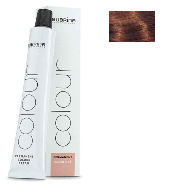 Subrina Professional Essential Colour – Permanent Hair Dye for Women, 6/73 Dark Auburn Blonde, 100 ml