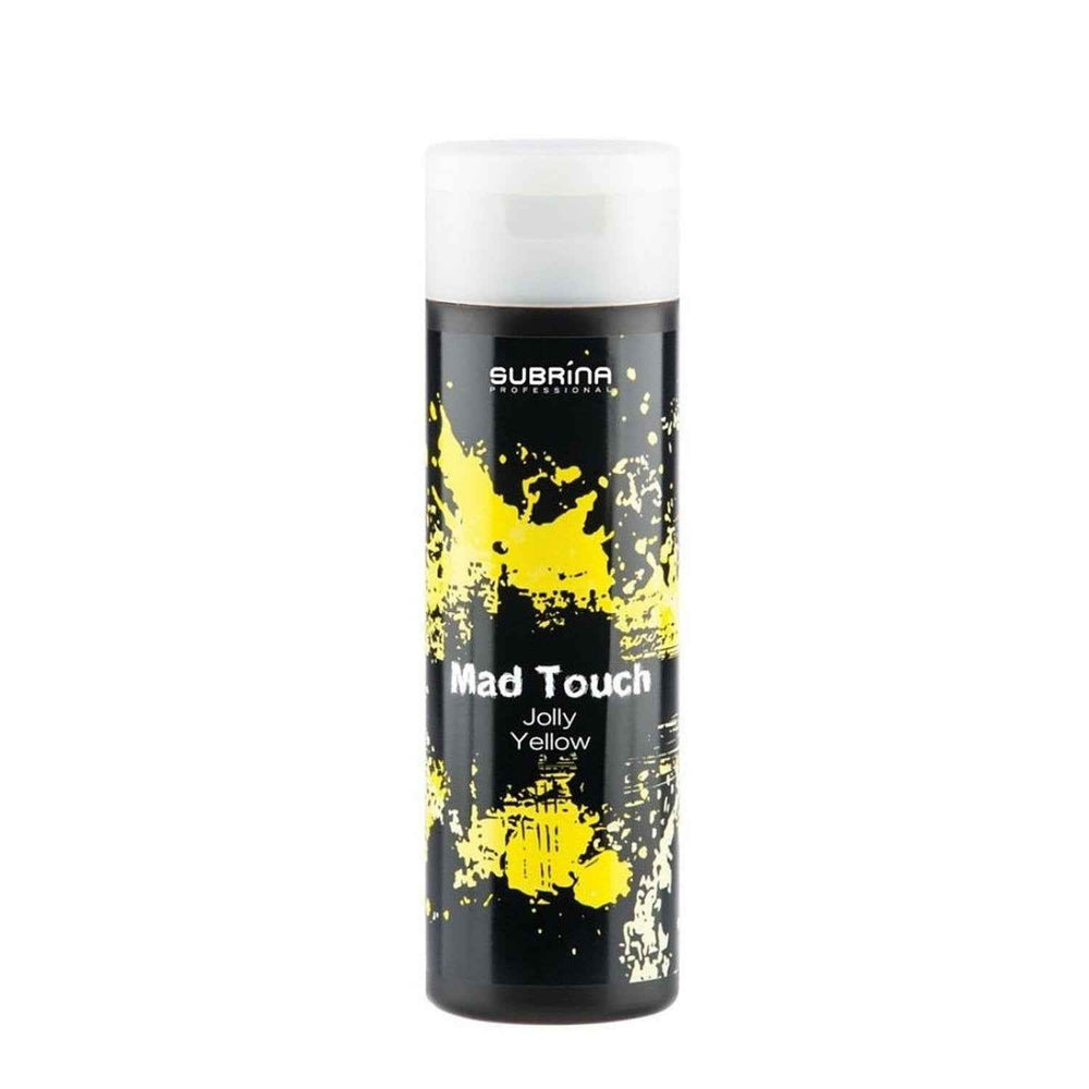 Subrina Professional Mad Touch – Hair Colouring Gel for Women, For Direct Colouring, Jolly Yellow, 200 ml