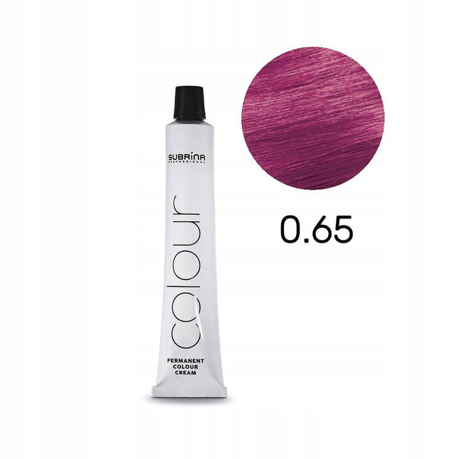 Subrina Professional Professional Creative – Permanent Hair Dye for Women, 0/65 Mahogany Red, 100 ml