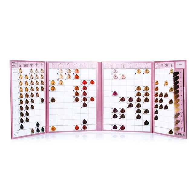 Subrina Professional Hair Colour Chart for Women
