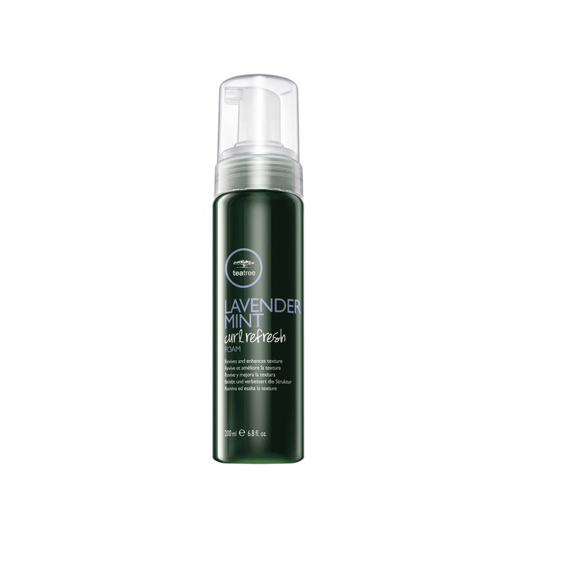 Tea Tree by Paul Mitchell Lavender Mint Paraben-Free – Hair Styling Foam for Women, Curl Refresh, 200 ml