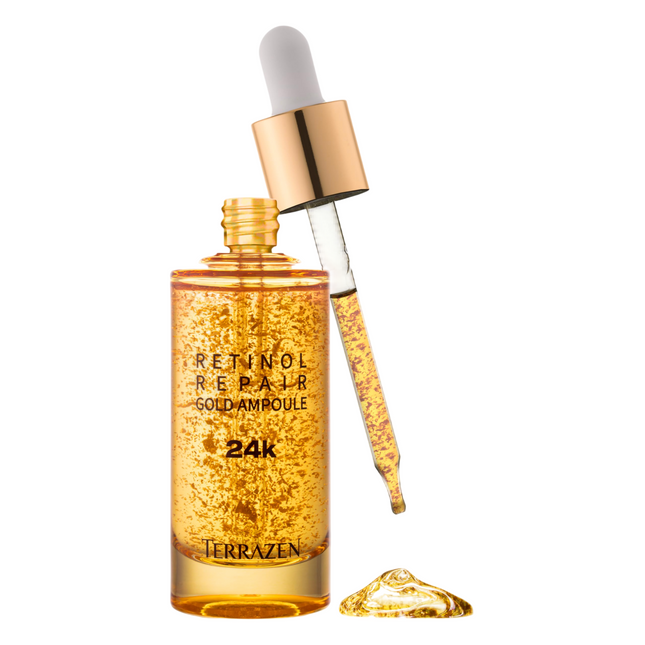 Terrazen Retinol Repair 24K gold Firming – Ampoules Treatment Serum for Women, Anti-aging, For Face, 50 ml