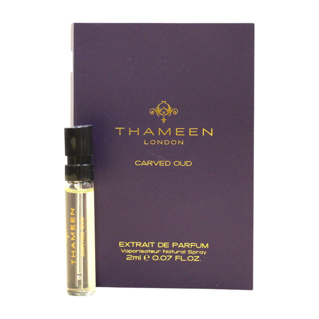 Thameen London Carved Oud – Extrait de Parfum Unisex, 2 ml Vial