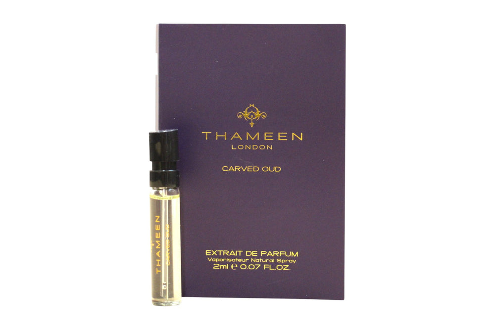 Thameen London Carved Oud – Extrait de Parfum Unisex, 2 ml Vial
