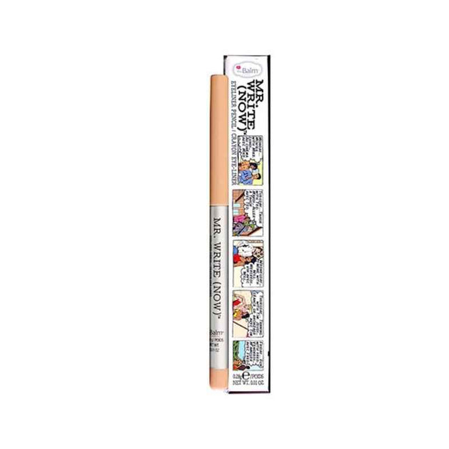 The Balm Mr.Write(Now) Precision – Gel Pencil Eyeliner for Women, Brian Beige Nude, 0.28 g