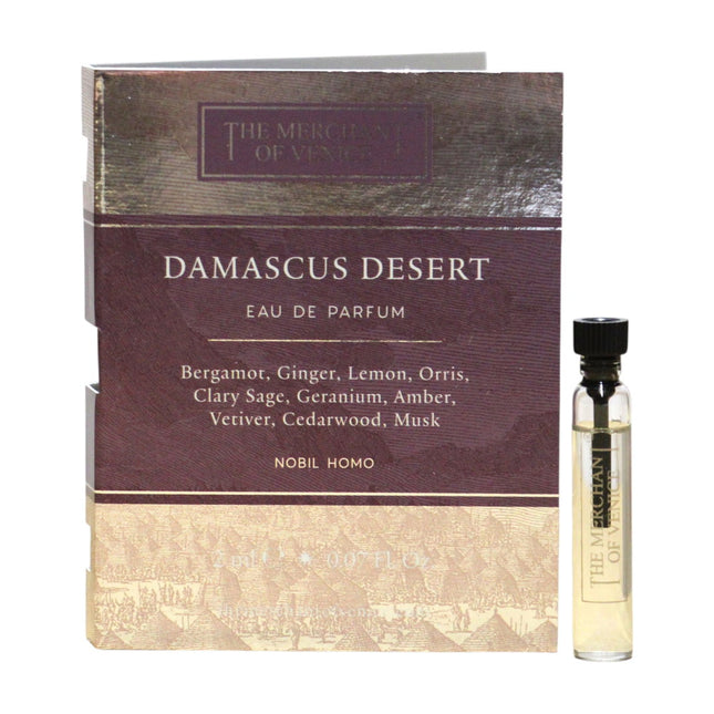 The Merchant Of Venice Damascus Desert – Eau de Parfum for Men, 2 ml Vial