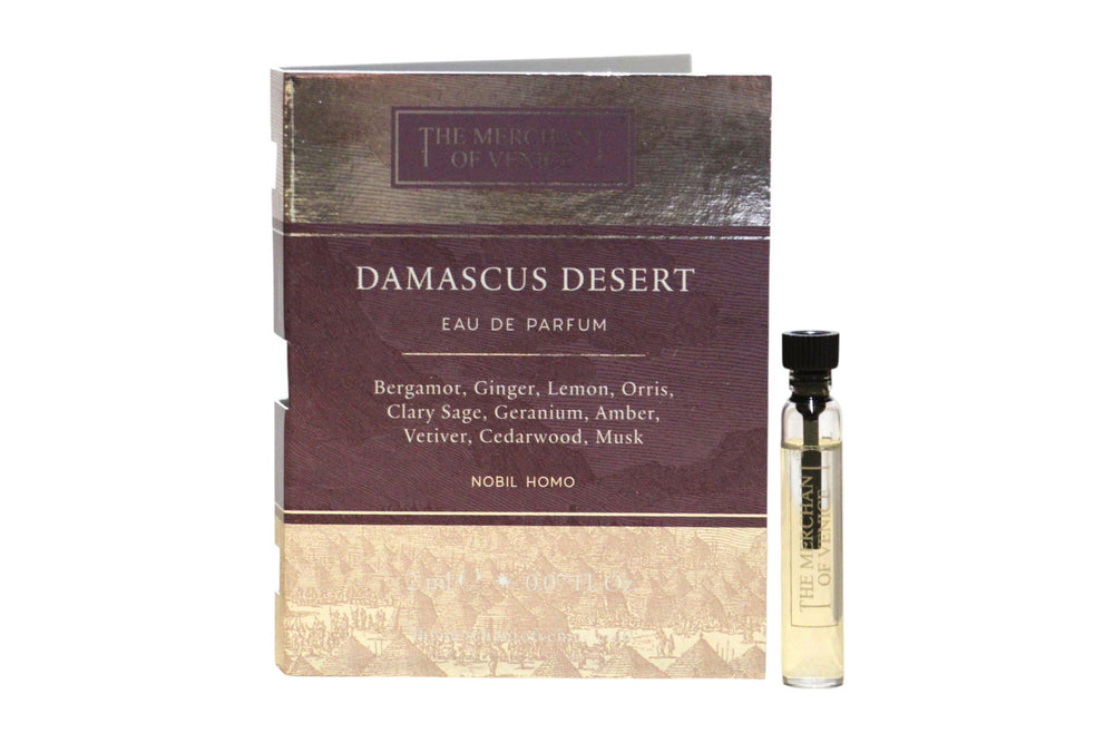 The Merchant Of Venice Damascus Desert – Eau de Parfum for Men, 2 ml Vial