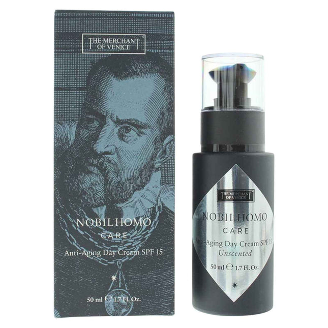 The Merchant Of Venice Nobil Homo Care Nourishing Daily Use – Cream for Men, Face, SPF 15, 50 ml