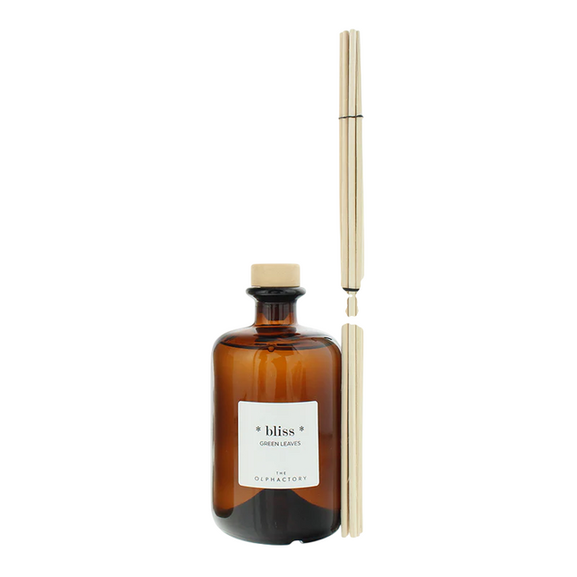The Olphactory Bliss Green Leaves Fragrance Sticks – Aroma Reed Diffuser Unisex, 500 ml