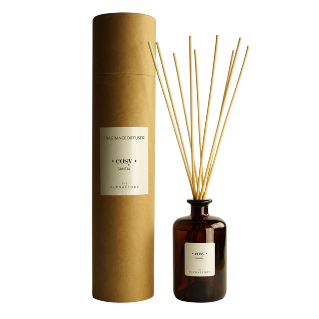 The Olphactory Cosy Santal Fragrance Sticks – Aroma Reed Diffuser Unisex, 500 ml