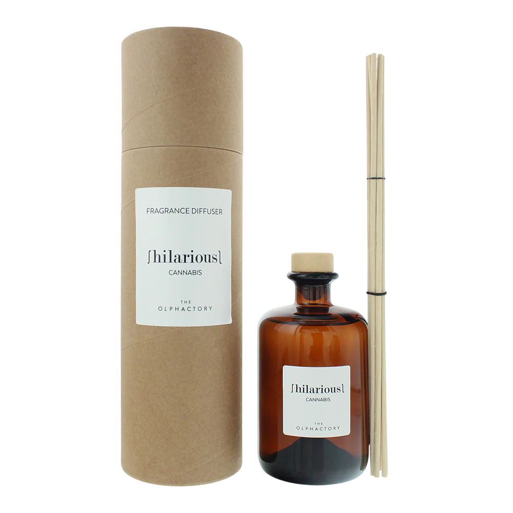 The Olphactory Hilarious Cannabis Fragrance Sticks – Aroma Reed Diffuser Unisex, 500 ml