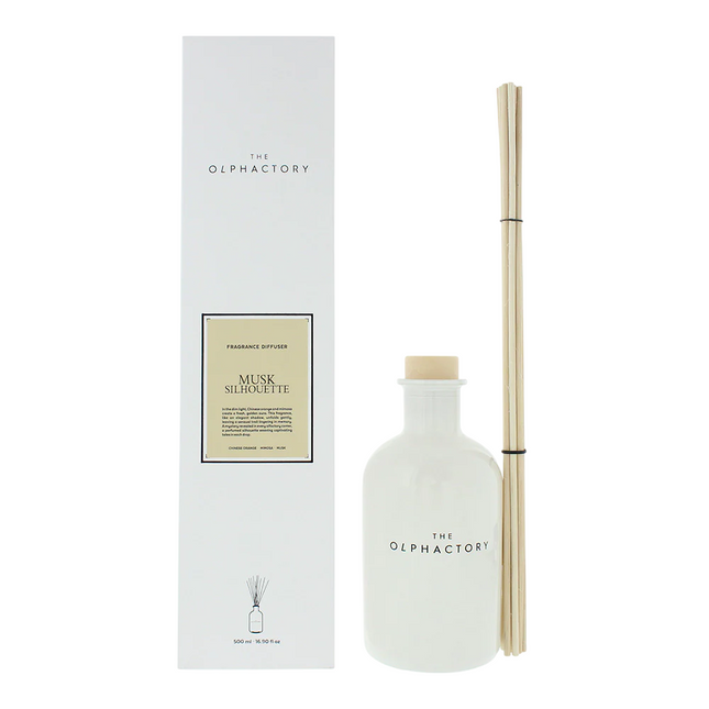 The Olphactory Musk Silhouette Fragrance Sticks – Aroma Reed Diffuser Unisex, 500 ml