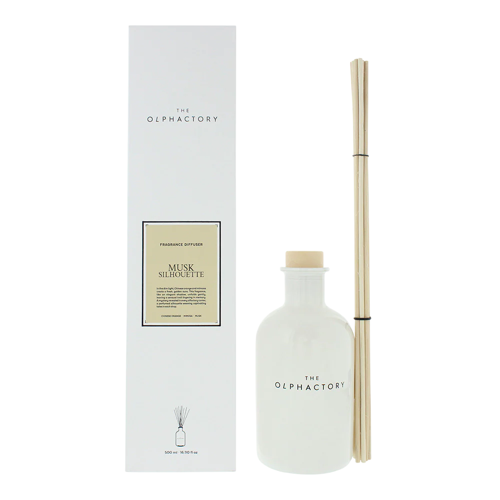 The Olphactory Musk Silhouette Fragrance Sticks – Aroma Reed Diffuser Unisex, 500 ml
