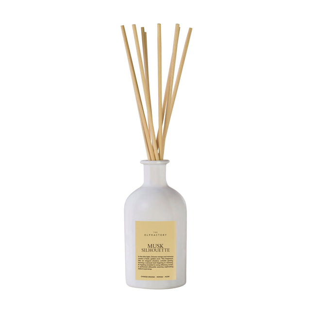 The Olphactory Musk Silhouette Fragrance Sticks Musk – Aroma Reed Diffuser Unisex, 250 ml