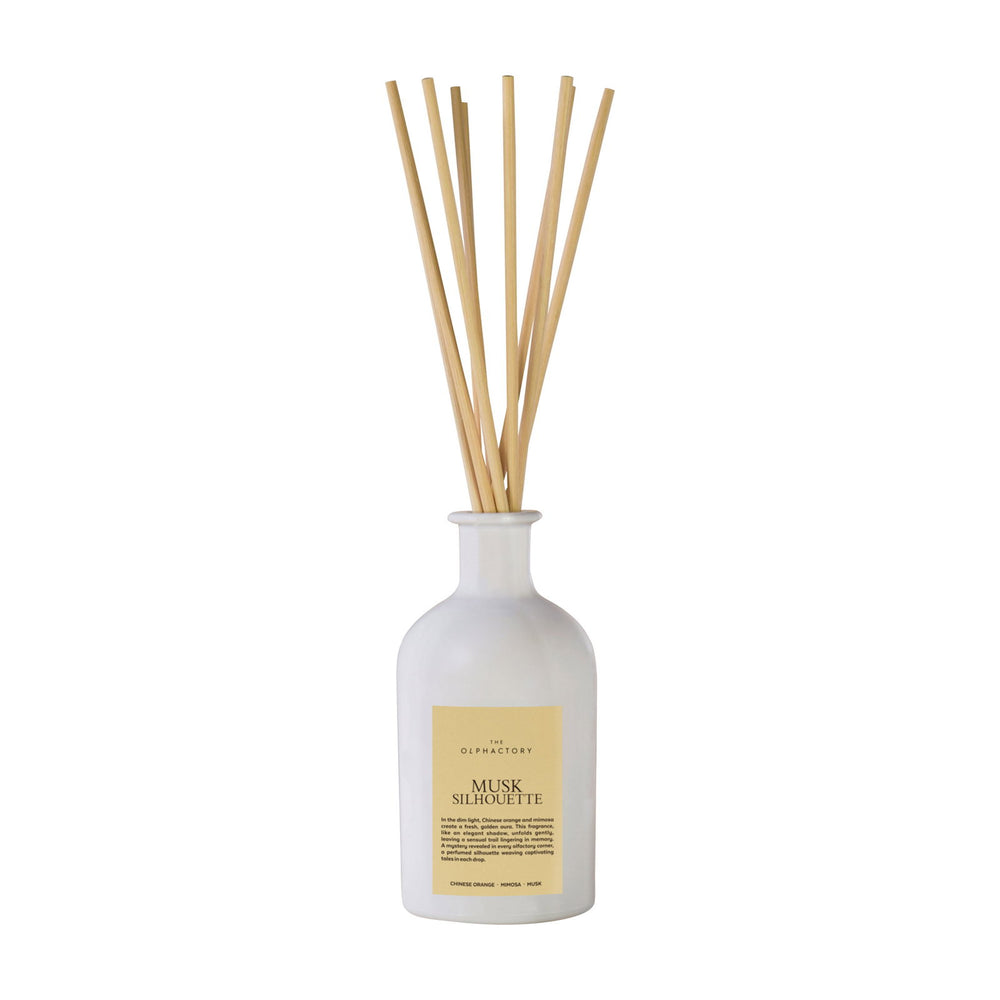 The Olphactory Musk Silhouette Fragrance Sticks Musk – Aroma Reed Diffuser Unisex, 250 ml